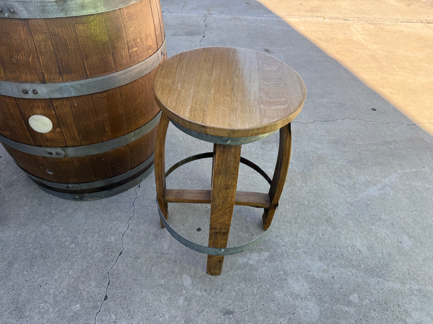 Wine Barrel Bar Set