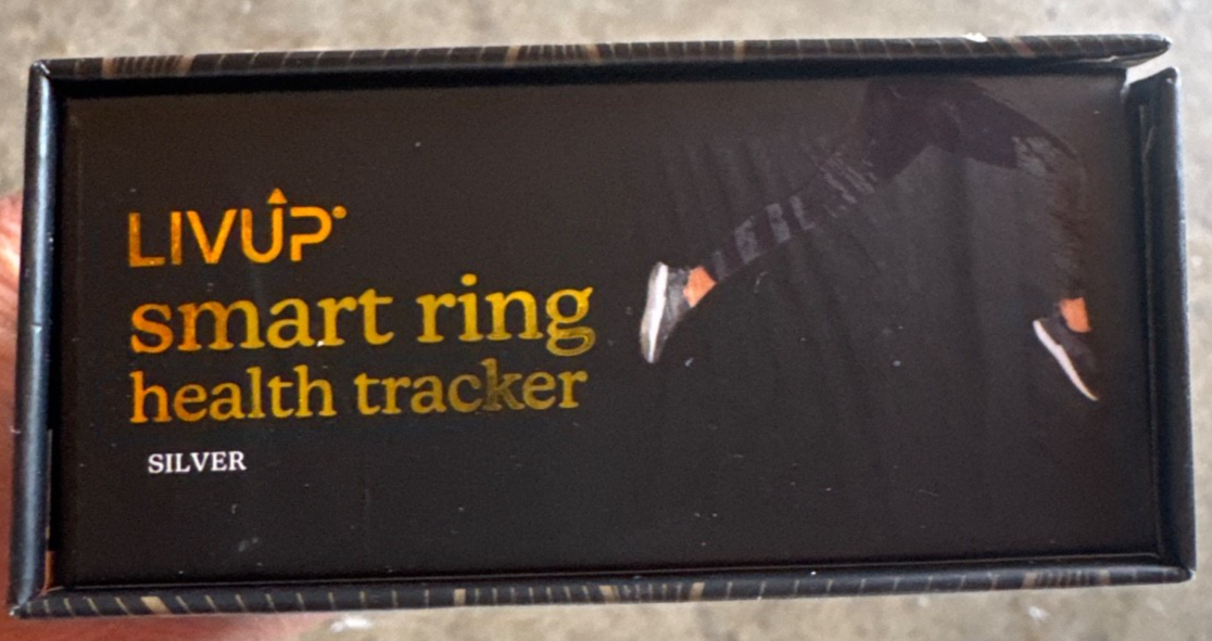 Livup Smart Ring Health Tracker Silver Size 8