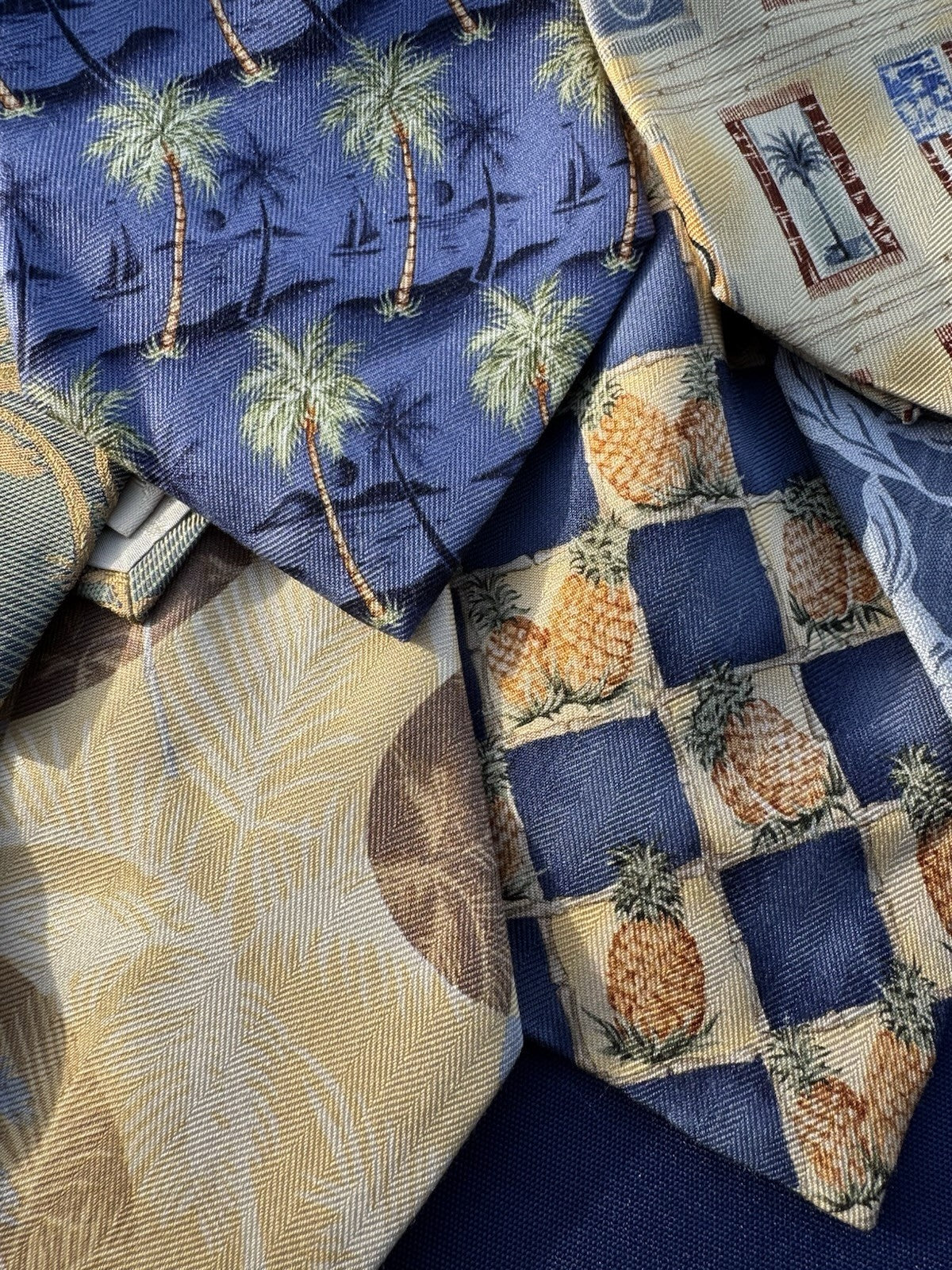 LOT OF 9 Tommy Bahama Hawaiian Neckties AWESOME TIES