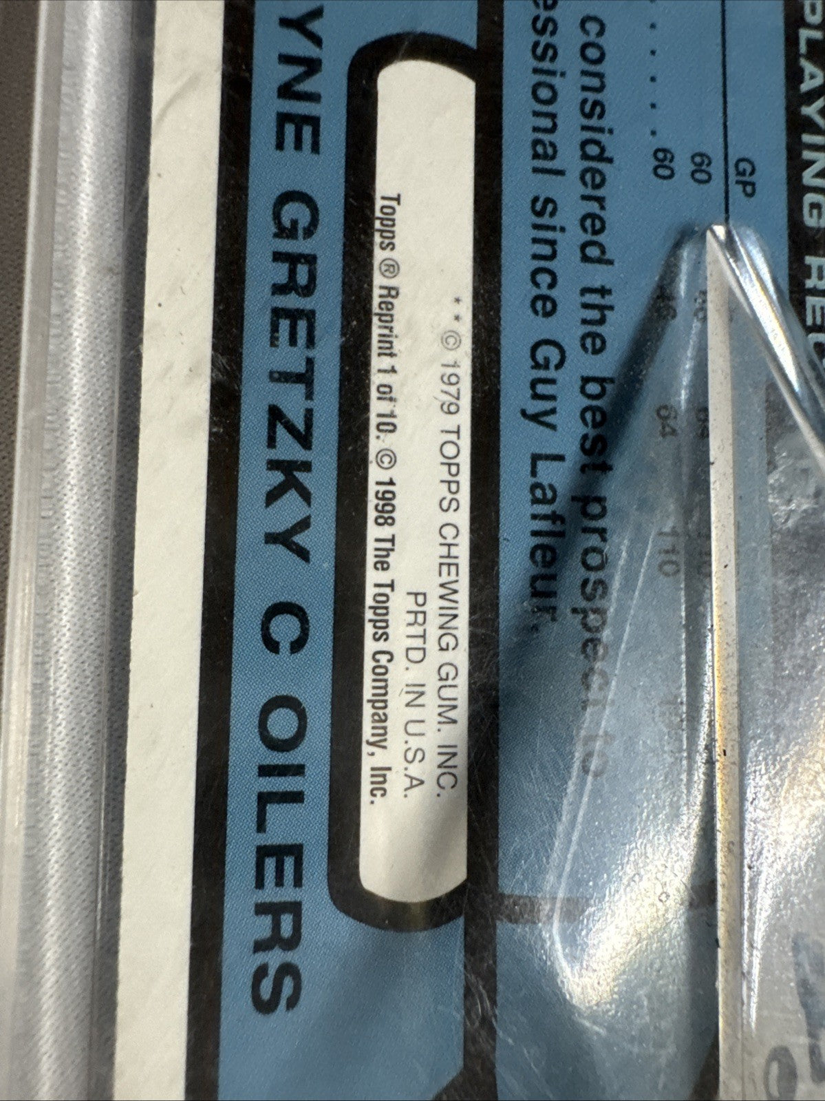 1998-99 Topps Blast from the Past Reprints Wayne Gretzky