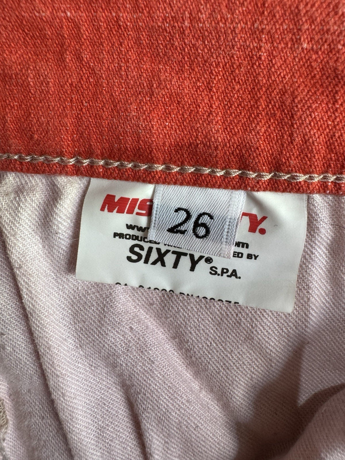 Vintage Miss Sixty trousers Jeans Denim 26 low waist flared