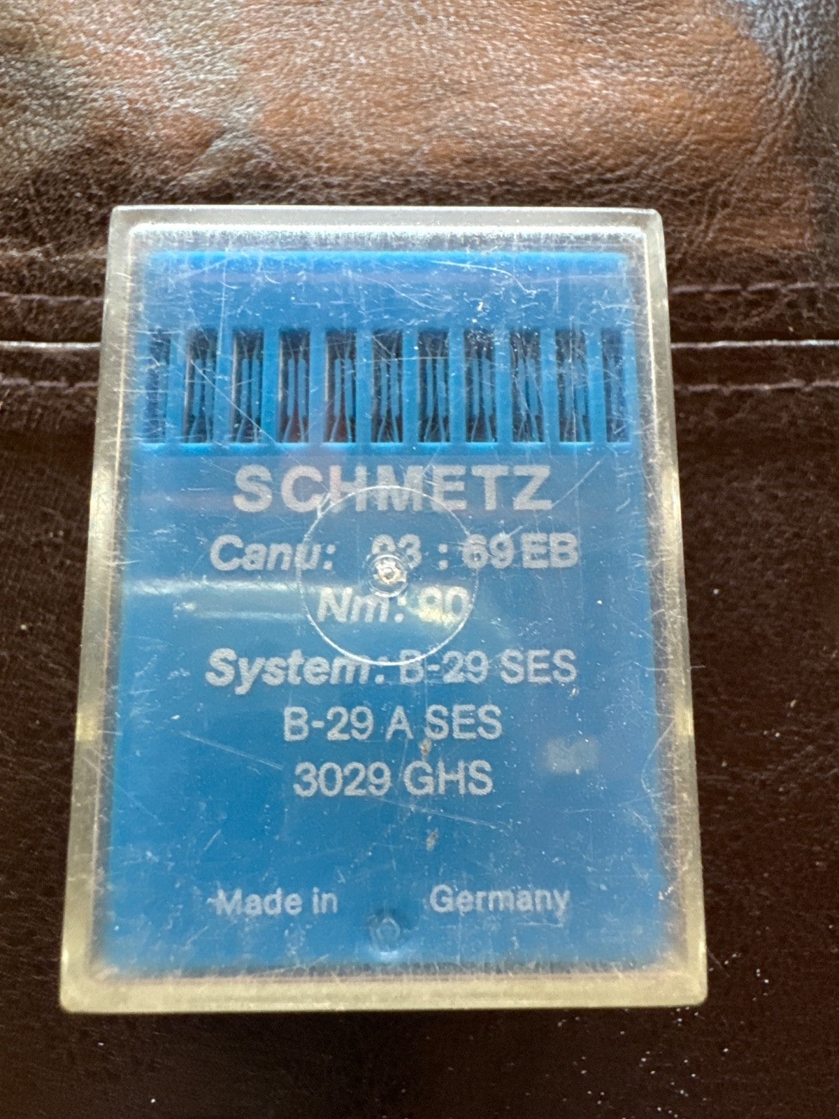 *NOS* CANU: 3:369 -#90 SCHMETZ- 9 PACK OF 10 SEWING MACHINE NEEDLES (PK. 10)
