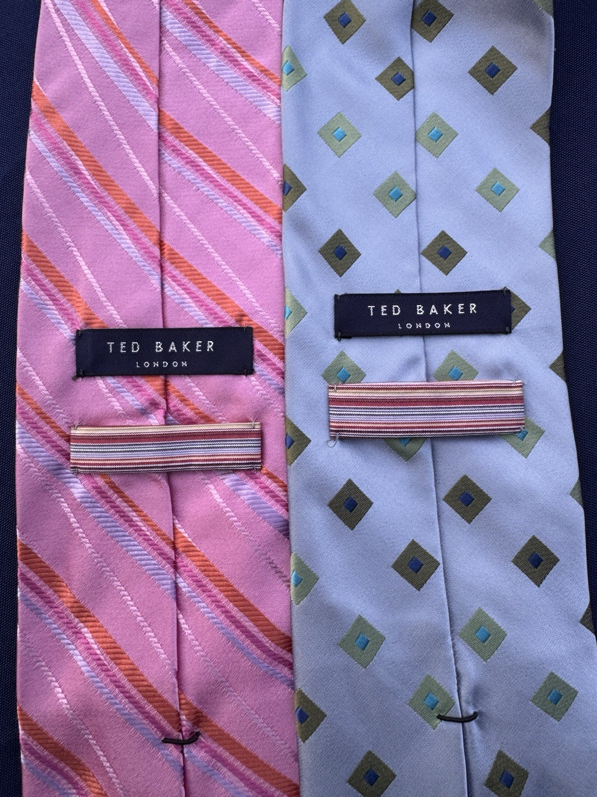 Lot of 2 Ted Baker London Men's Silk Tie Silk Neckties