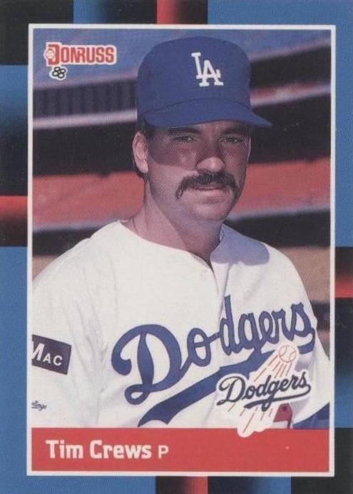 1988 Donruss - Tim Crews #464 Solid Blue Upper Right Corner (RC)
