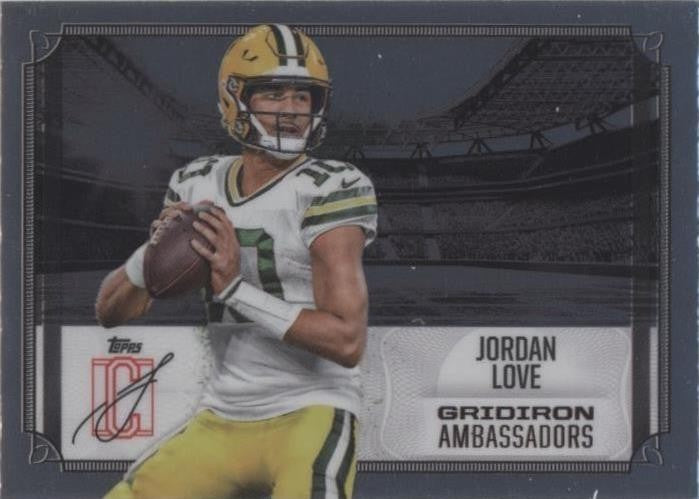 2024 Topps Signature Class - Gridiron Ambassadors Jordan Love #GA-12