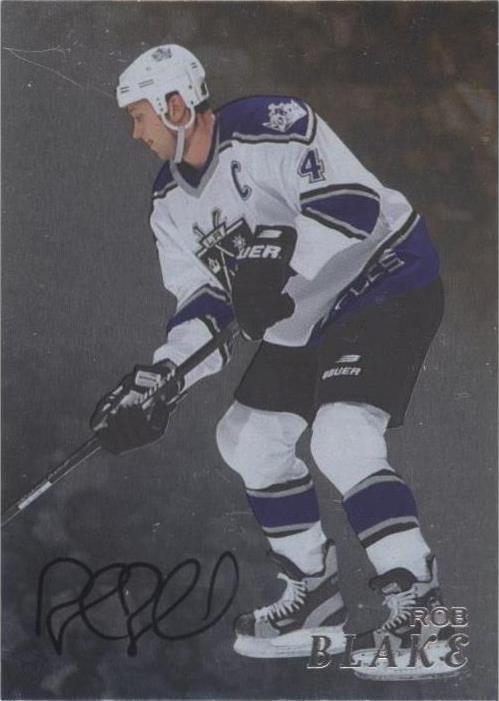 1998-99 In the Game Be A Player - Rob Blake #212 Silver Autographs (AU)
