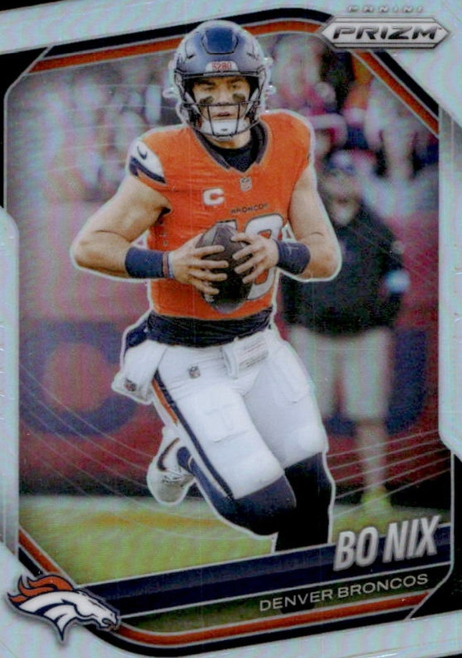 2025 Panini Prizm - Bo Nix #142 Silver Prizm