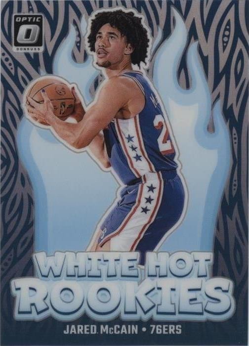 2024-25 Panini Donruss Optic - White Hot Rookies Jared McCain #2 Holo Prizm (RC)