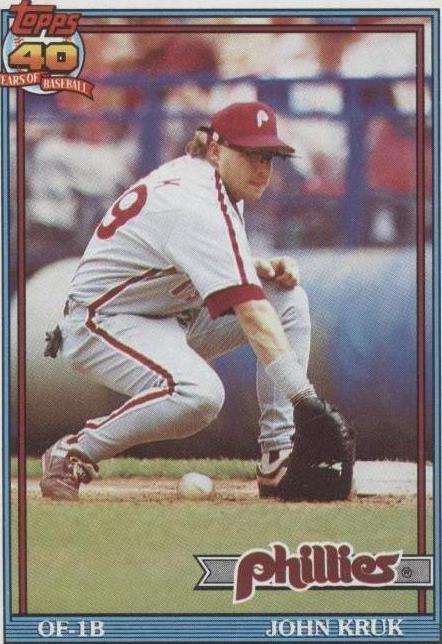 1991 Topps - John Kruk #689