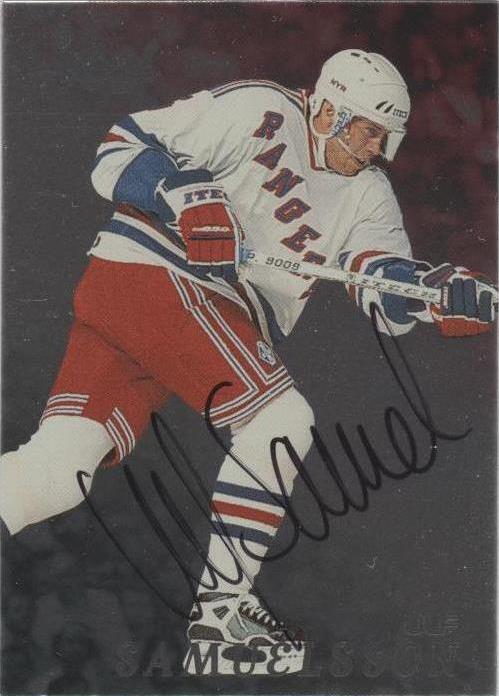 1998-99 In the Game Be A Player - Ulf Samuelsson #93 Silver Autographs (AU)