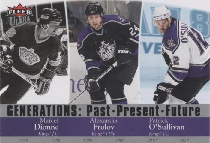 2007-08 Fleer Ultra - Generations: Past Present Future Marcel Dionne, Alex...