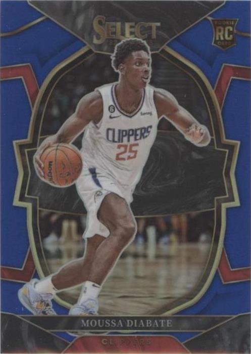 2022-23 Panini Select - Concourse Moussa Diabate #92 Blue Prizm (RC)
