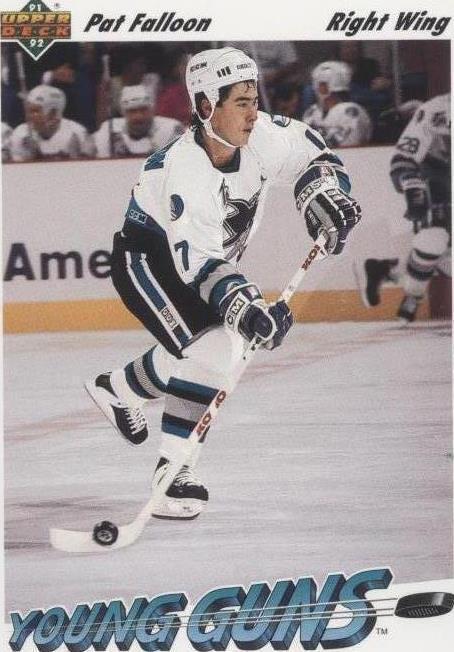 1991-92 Upper Deck - Young Guns Pat Falloon #593 (RC)