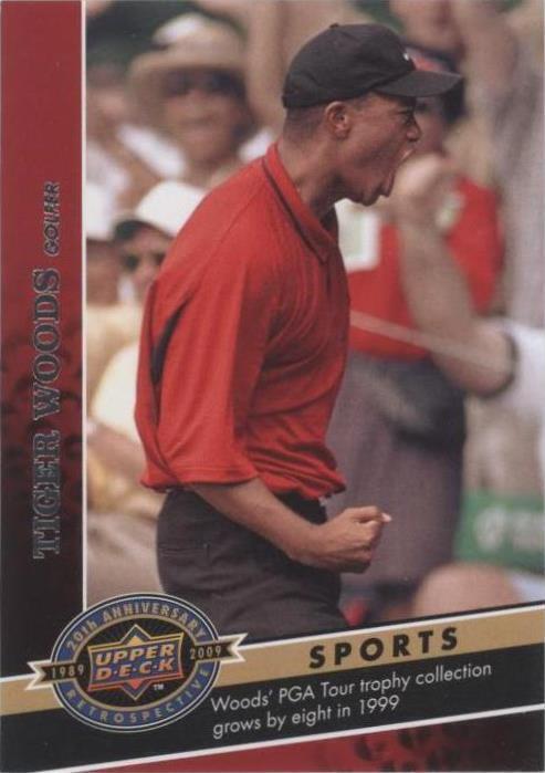 2009 Upper Deck 20th Anniversary Retrospective - Sports Tiger Woods #1253