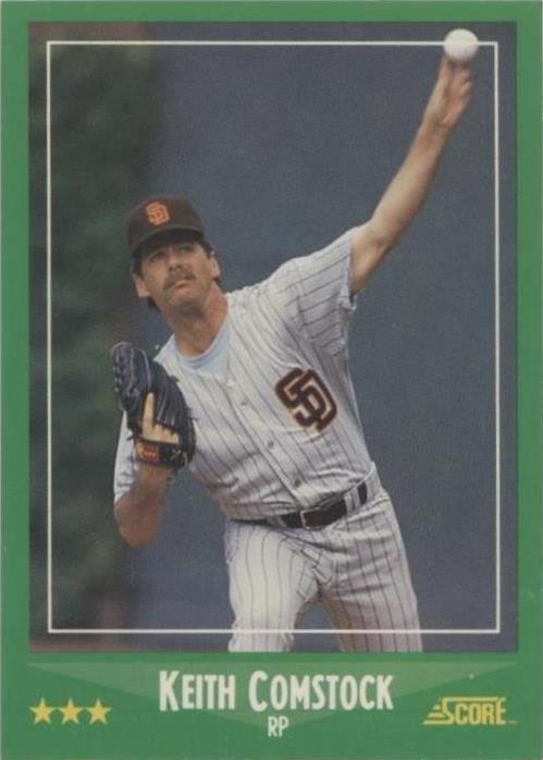 1988 Score - Keith Comstock #438 (RC)