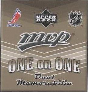 2007-08 Upper Deck MVP - One on One Dual Memorabilia Rod Brind'Amour, Stephen...