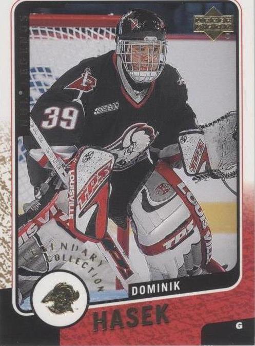 2000-01 Upper Deck Legends - Dominik Hasek #16 LegendaryCollection Gold 363 /375