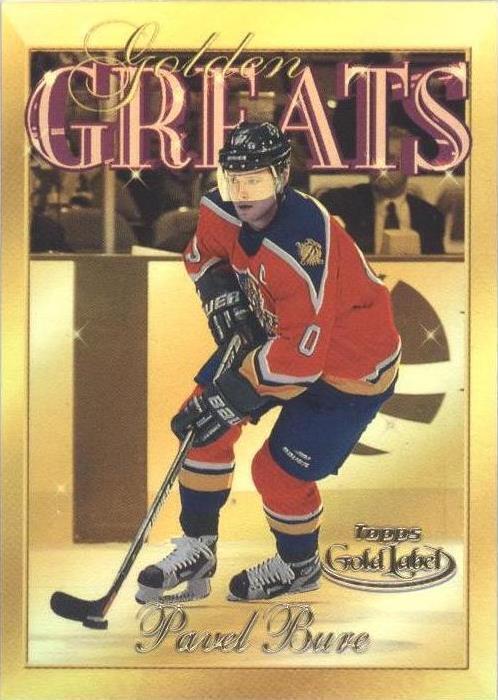 2000-01 Topps Gold Label - Golden Greats Pavel Bure #GG1