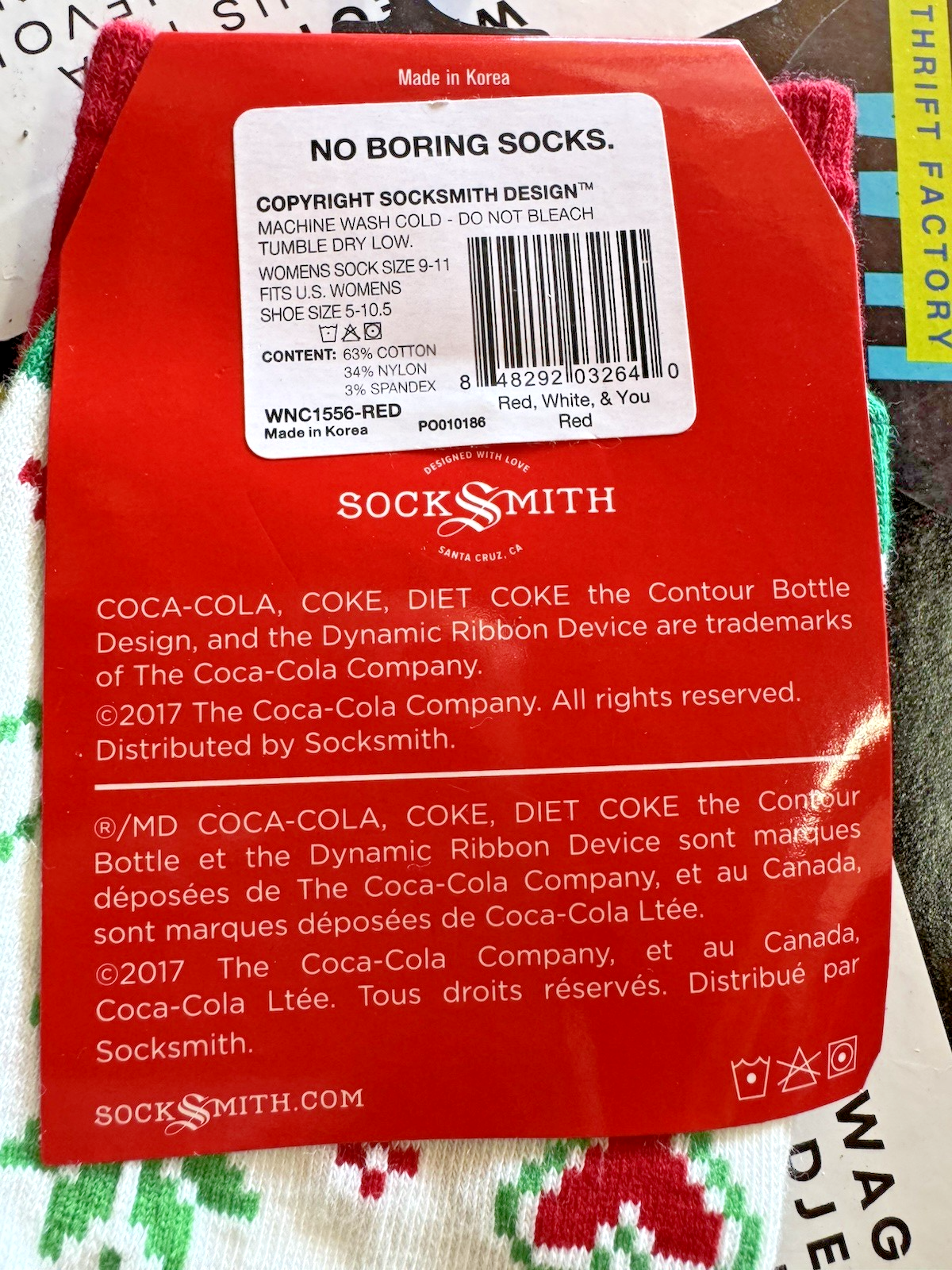 NWT Coca Cola holiday Polar Bear socks womens shoe 9-11