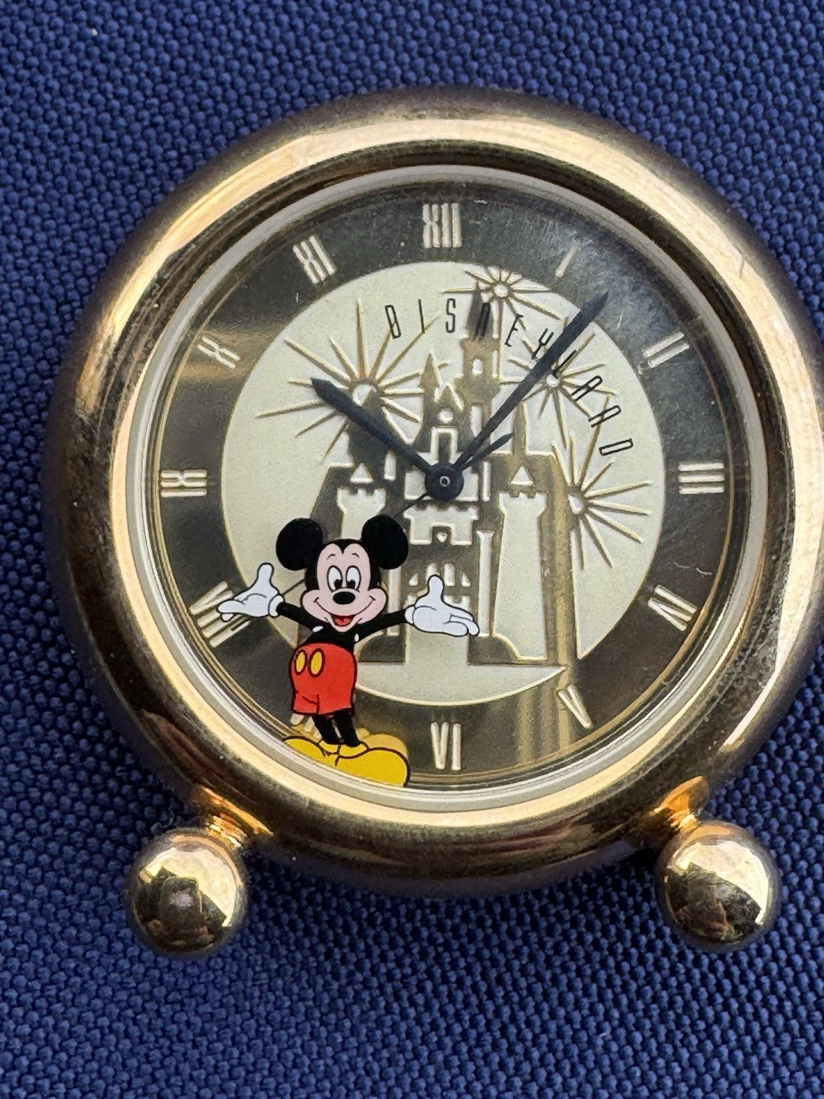 Disney Miniature Mickey Mouse Clock Time Works Walt Disney World 