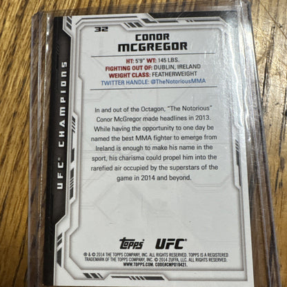 2014 Topps UFC Champions - Conor McGregor #32