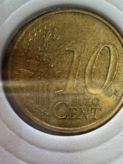 RARE 10 Cent France 1999, Rare Euro Cent Coin, The Sower, Vintage Collectible.
