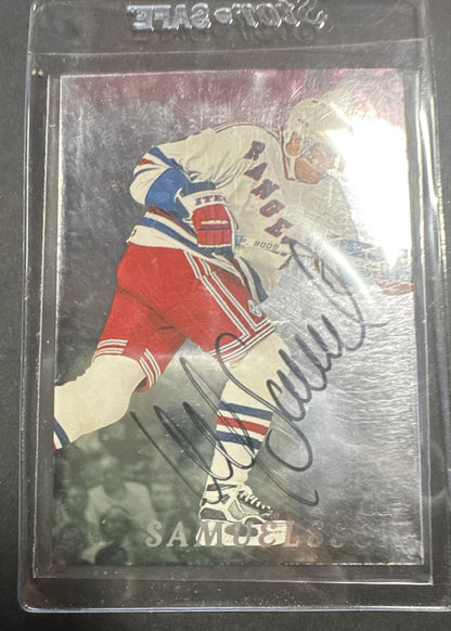 1998-99 In the Game Be A Player - Ulf Samuelsson #93 Silver Autographs (AU)