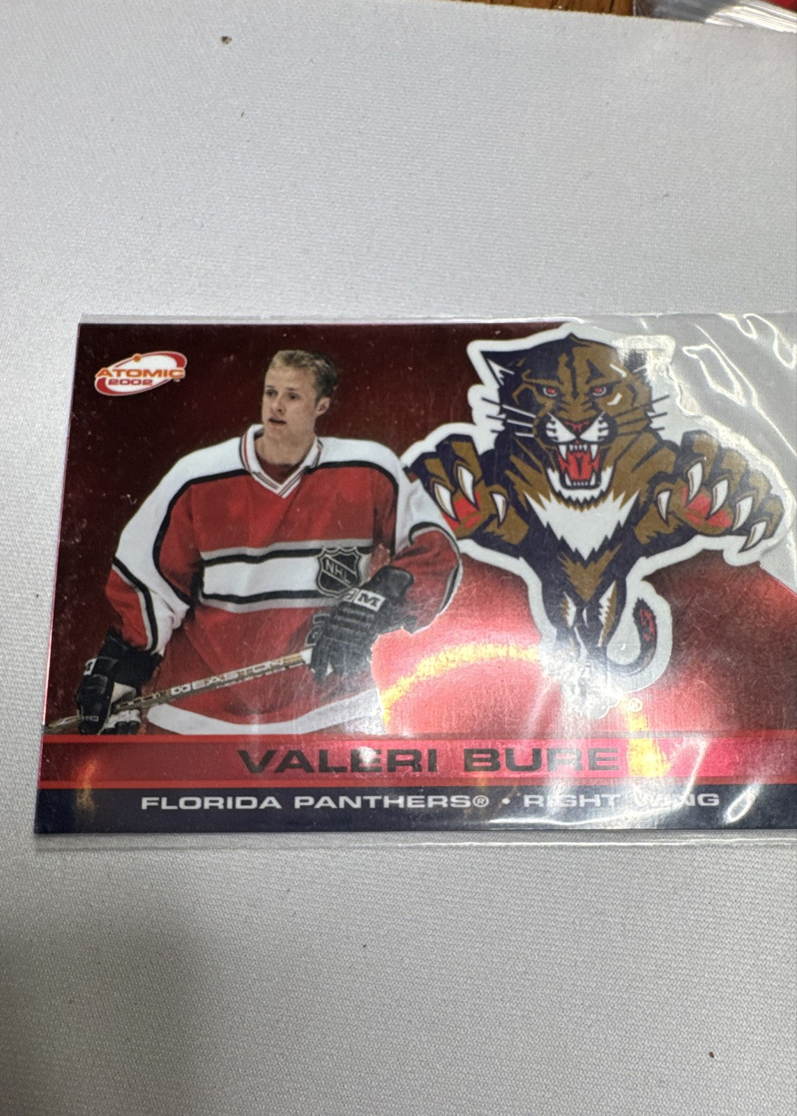 2001-02 Pacific Atomic - Valeri Bure #45 Red 040/290 Clear Cut