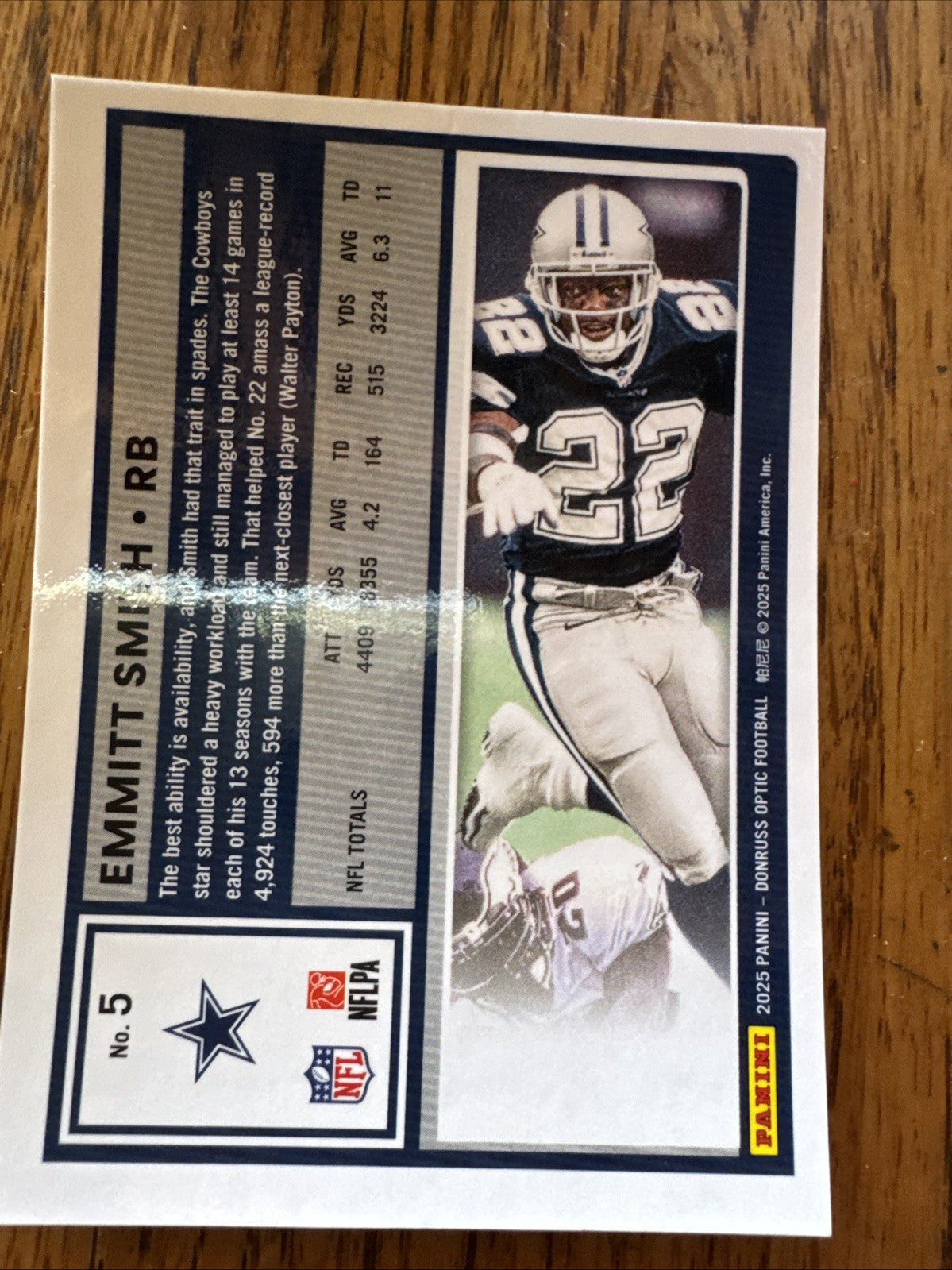 2025 Panini Donruss Optic - Emmitt Smith #5