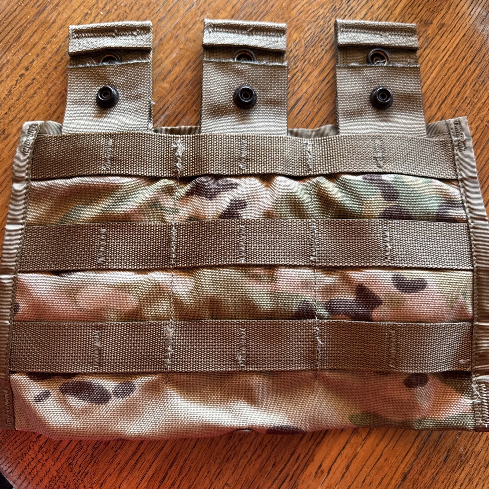 US Army Molle II M4 Three Mag Pouch Multicam OCP 3 Magazine Side Pouch