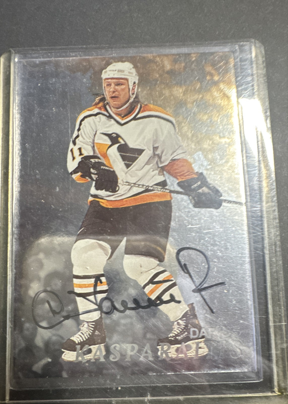 1998-99 In the Game Be A Player - Darius Kasparaitis #113 Silver Autographs (AU)