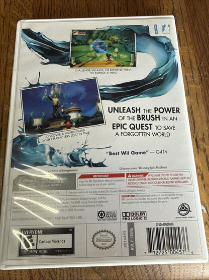 Disney Epic Mickey (Nintendo Wii, 2010)