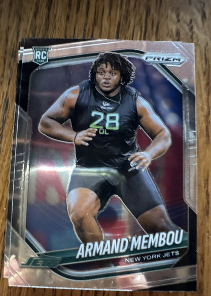 2025 Panini Prizm - Rookies Armand Membou #357 Silver Prizm (RC)
