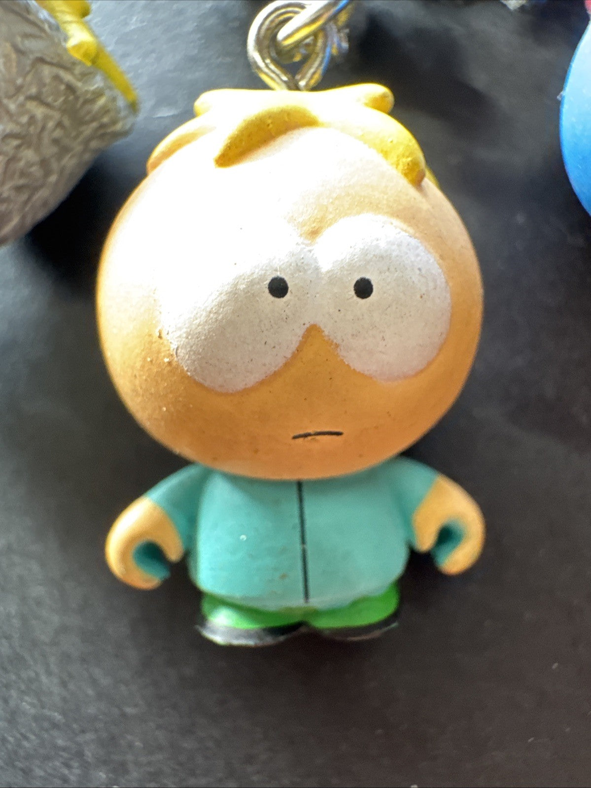 6 PORTA CHIAVI SOUTH PARK VINTAGE Comedy Central KEYCHAIN 1998