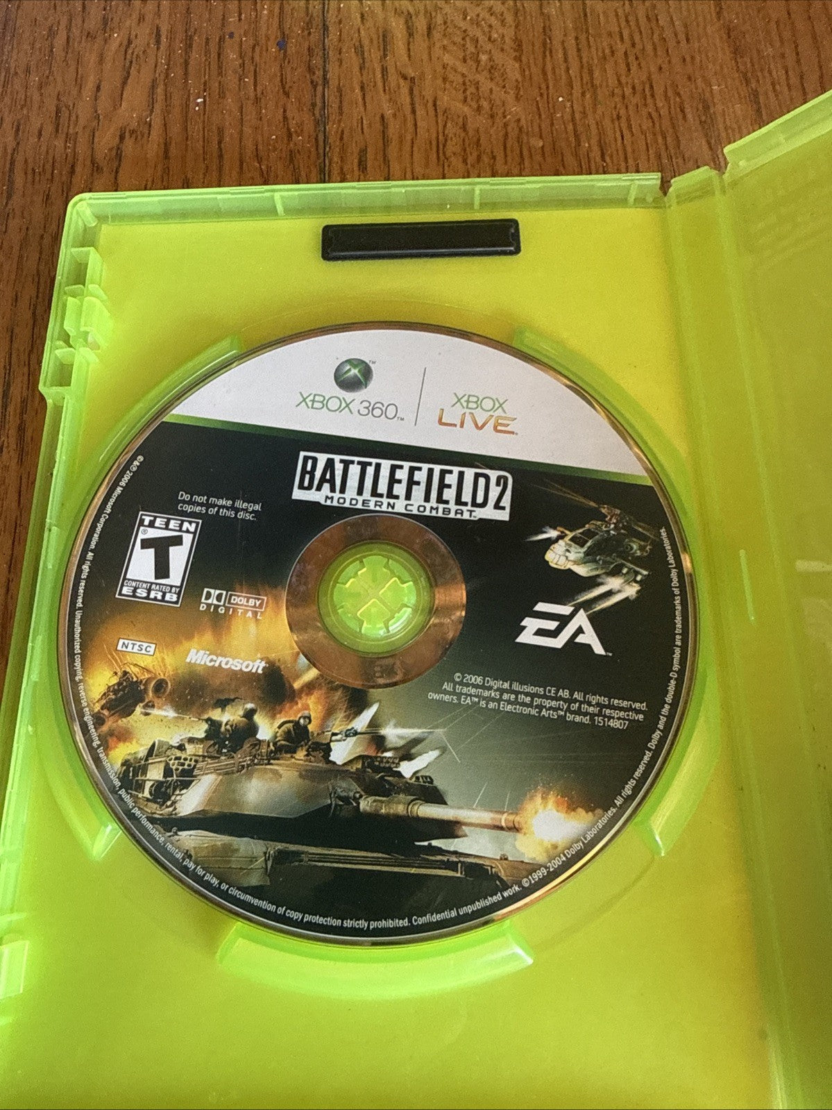 Battlefield 2: Modern Combat (Microsoft Xbox 360, 2006) No Manual