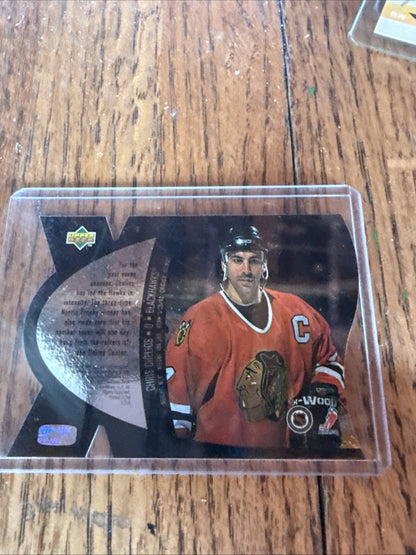 1997-98 SPx - Chris Chelios #9 Steel