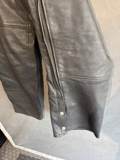 Xpert Performance Gear Leather Chaps Black Large
