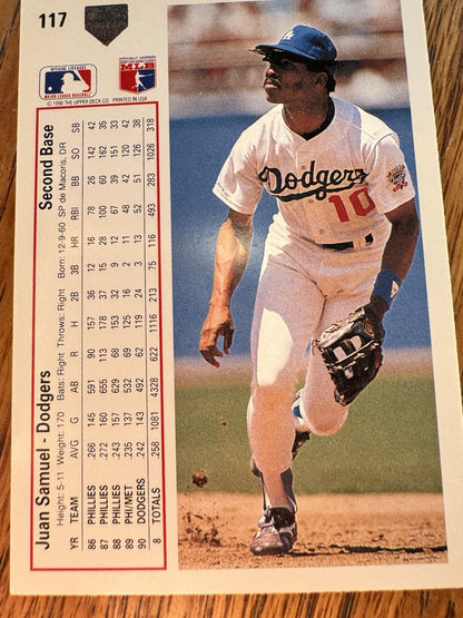 1991 Upper Deck - Juan Samuel #117