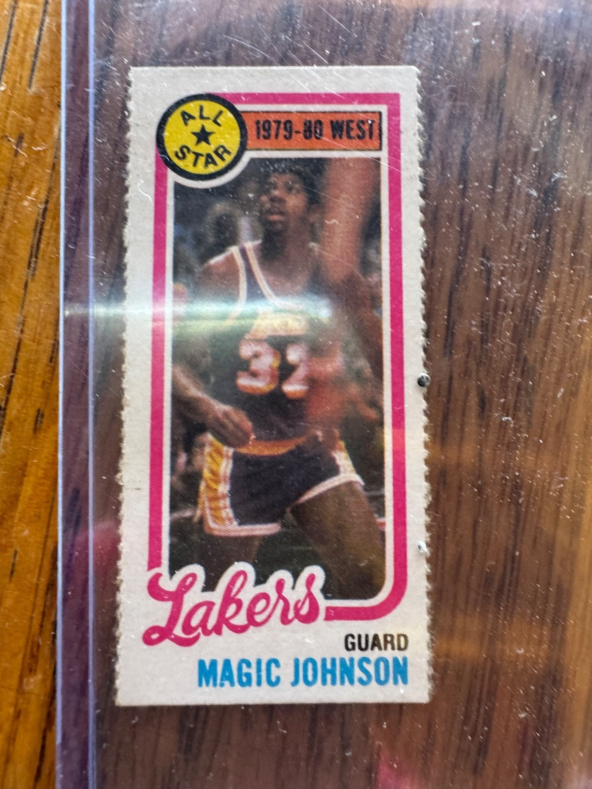 1980-81 Topps Single Panel #18 Magic Johnson ALL STAR