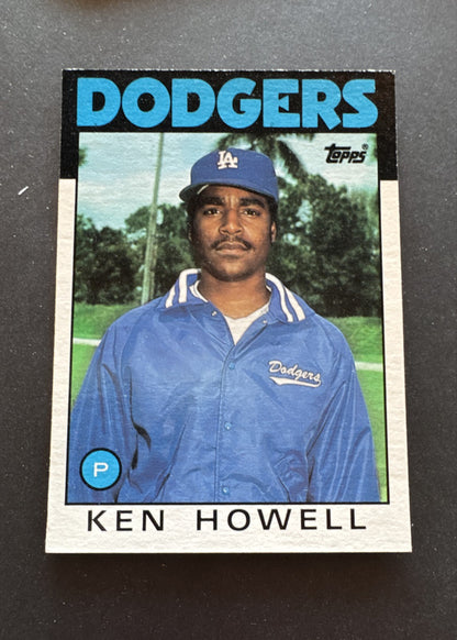 1986 Topps - Ken Howell #654