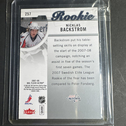 2007-08 Fleer Ultra - Rookie Nicklas Backstrom #257 (RC)