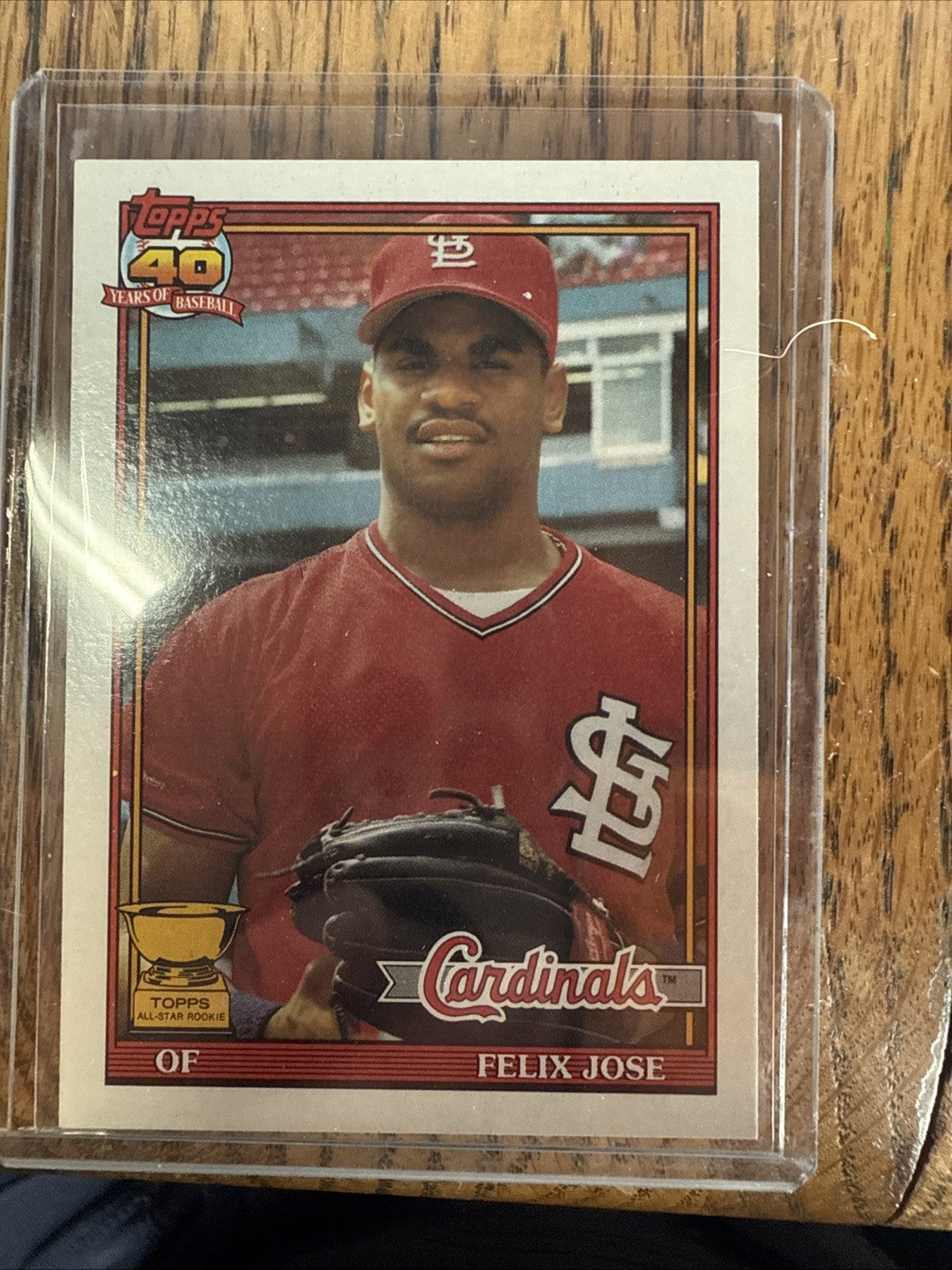 1991 Topps - Felix Jose #368
