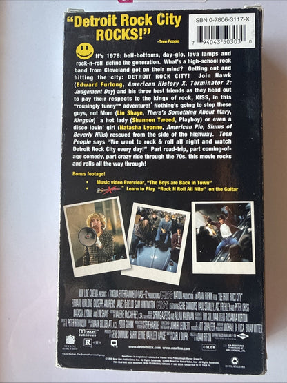Detroit Rock City VHS 2000 1999 Kiss Edward Furlong