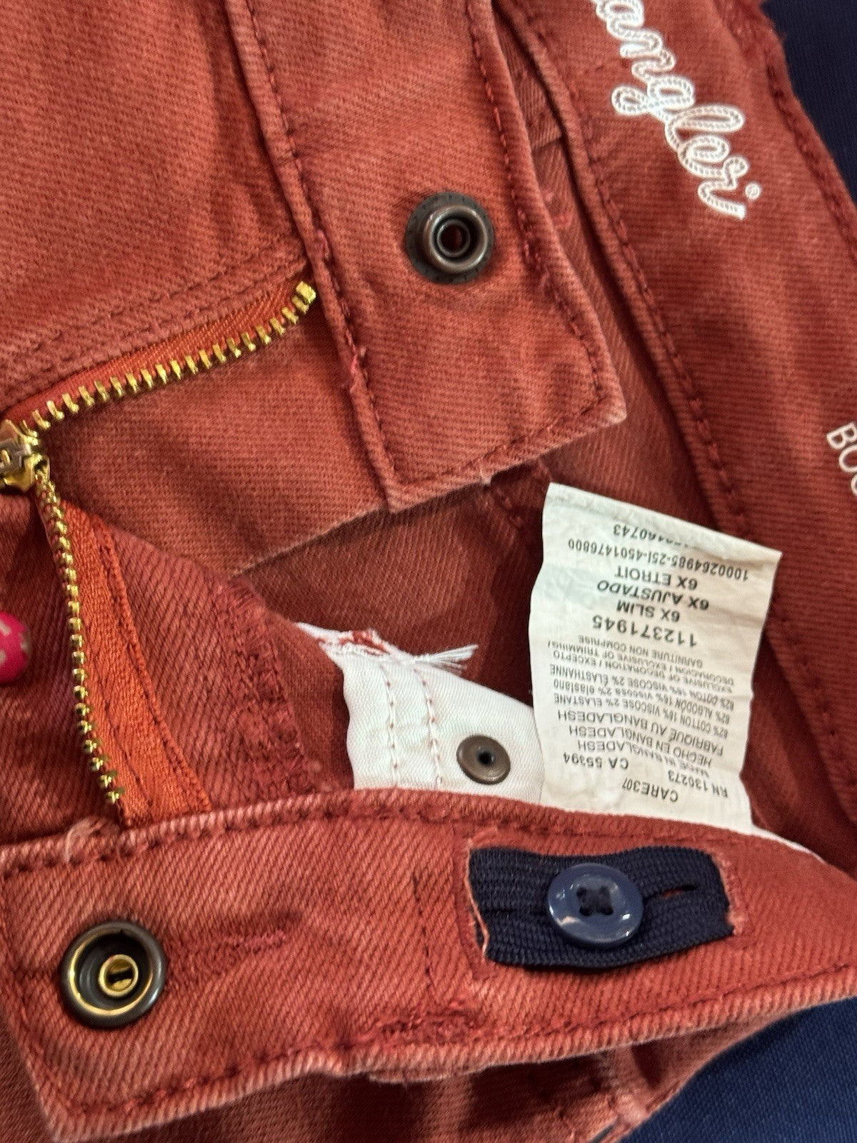 Wrangler Girl's Vibrant Chili Rust Bootcut Jeans 112371945