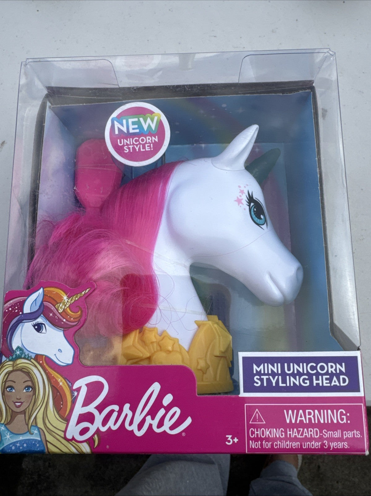 Barbie UNICORN STYLING MINI HEAD NEW