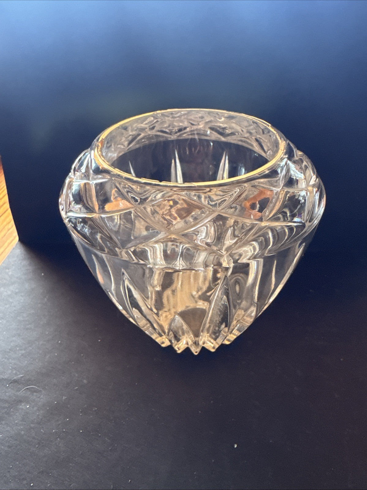 Princess House Cut Glass Heavy Crystal Votive Tea Light Candle Holder 