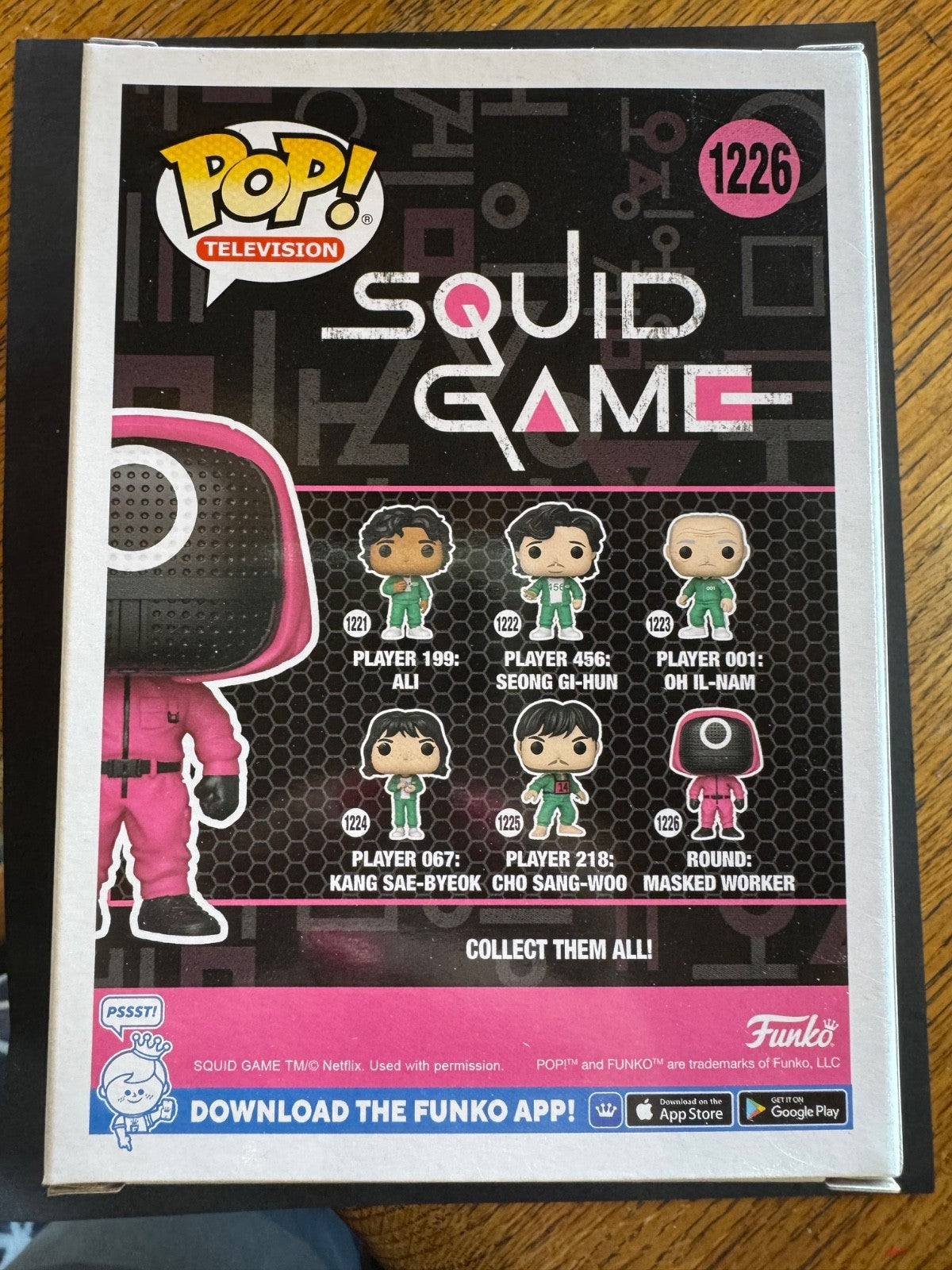 Funko Pop! Vinyl: Round: Masked Worker #1226 Squid Game Figure