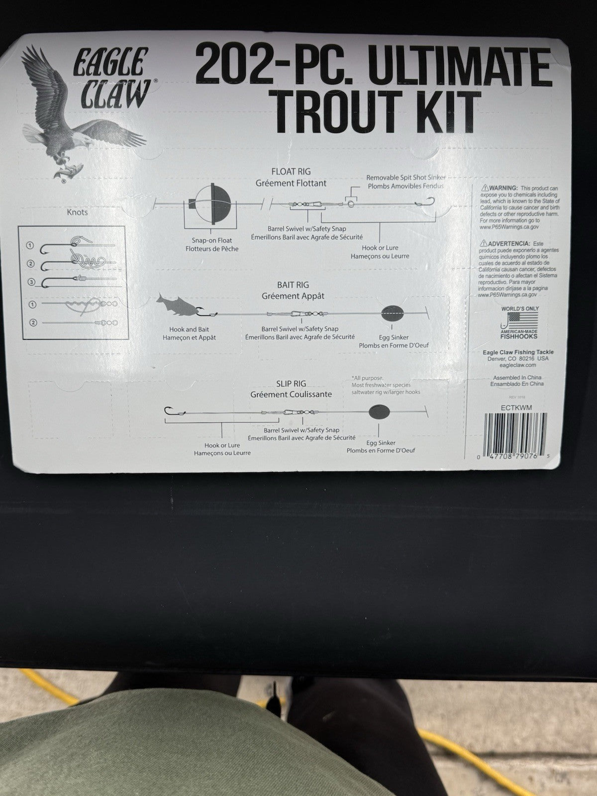 NEW UNOPENED Eagle Claw 202-PC Ultimate Trout Kit