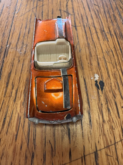 RARE REDLINE HOT WHEELS CLASSIC '57 T-BIRD ORANGE &  WHITE INTERIOR USA 1968