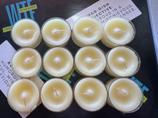 PartyLite 12 Ginger Lemon Meringue Pie Boxed Tealight Candles V04167 New